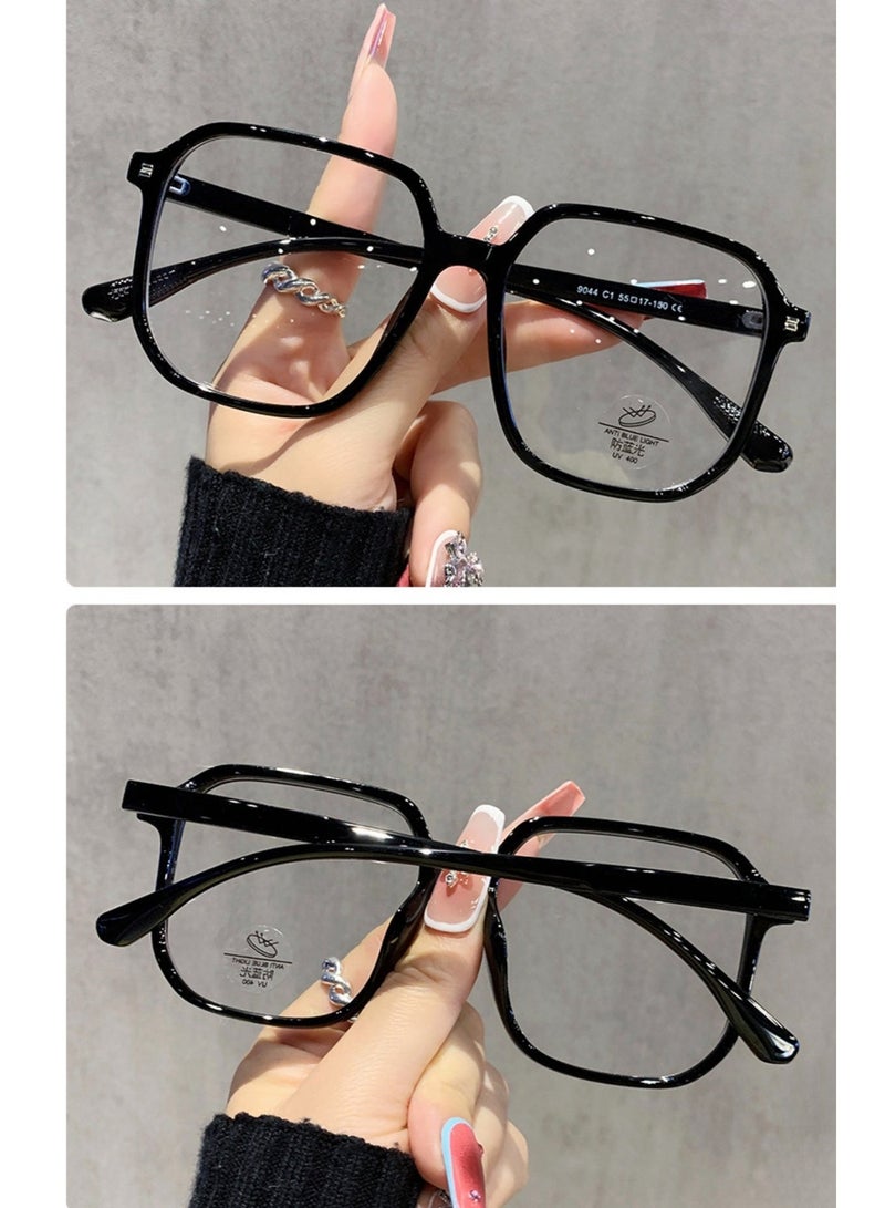 GT-Wheel Oversized Square Blue Light Blocking Glasses for Women Men, Anti-Fatigue Computer Monitor Glasses Reduce Eye Strain - Image 2