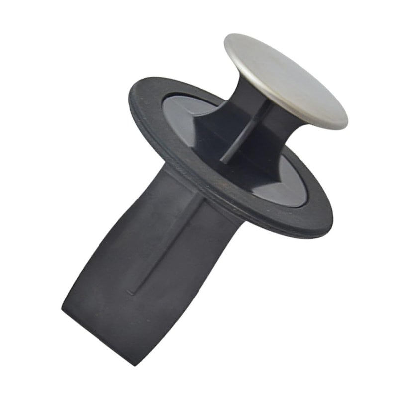 Black 78-80mm Kitchen Sink Plug Strainer Splash Guard Waste Disposer - Image 2