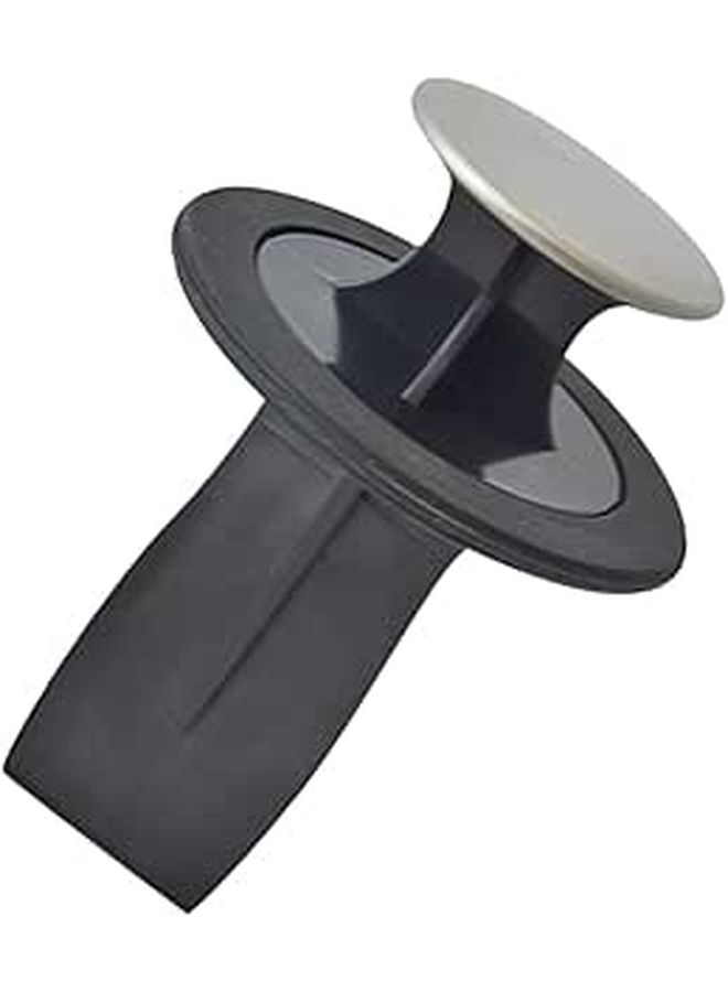Black 78-80mm Kitchen Sink Plug Strainer Splash Guard Waste Disposer - Image 1