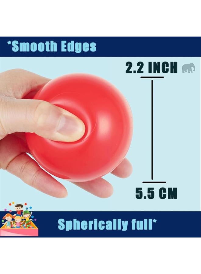 Zain AM ANNA Ball Pit Balls 100-Cute Ocean Ball Macaroon Colorful Soft Plastic Fun Baby 5.5 CM Water Pool Ocean Wave Ball for Kids Playhouse Pool Tent Ball Pit Accessories - Image 2