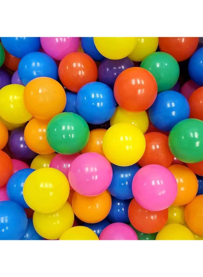 Zain AM ANNA Ball Pit Balls 100-Cute Ocean Ball Macaroon Colorful Soft Plastic Fun Baby 5.5 CM Water Pool Ocean Wave Ball for Kids Playhouse Pool Tent Ball Pit Accessories - Image 3