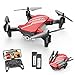 DEERC طائرة درون ميني DEERC D20 للأطفال مع كاميرا 720P HD FPV وألعاب تحكم عن بعد هدايا للأولاد والبنات مع وضع تثبيت الارتفاع ووضع بدون رأس وزر بدء واحد وضبط السرعة وتقلبات 3D و2 بطاريات حمراء - Image 3