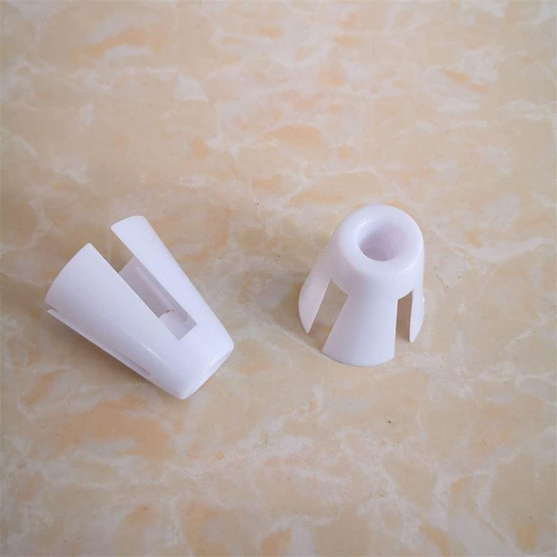 lasenersm 10 Pieces Coil Claw Plastic Coil Claw Thread Spool Cone Holder Sewing Tool Accessories, White - Image 3
