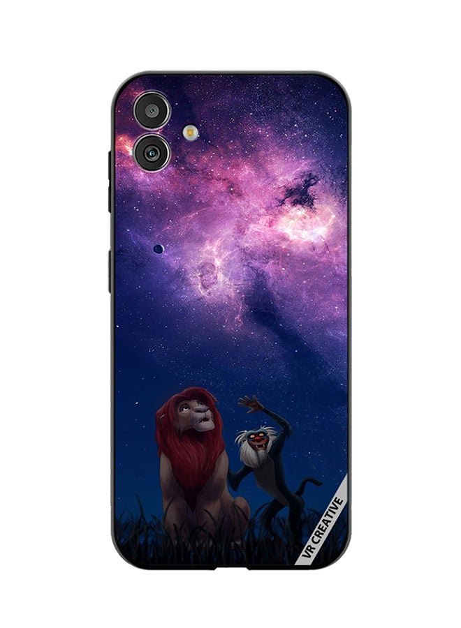 VR CREATIVE Protective Case Cover For Samsung Galaxy F14 Lion King Design Multicolour - Image 1