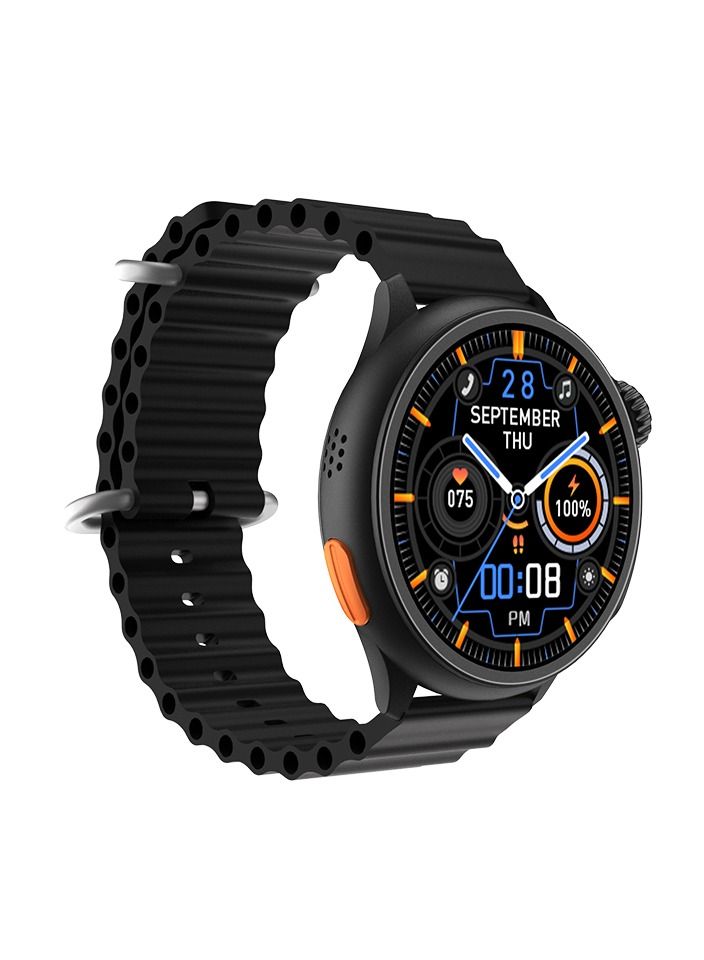 AROAQ Sport Smartwatch Bluetooth Call Waterproof Checks Heart Rate Blood Oxygen Fitness Tracker - Image 1