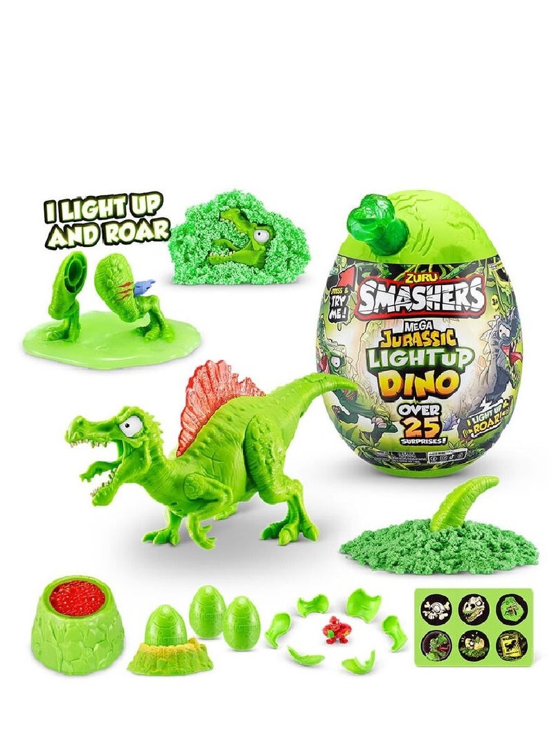 ZURU Smashers Jurassic-Series 1 Mega Light-Up Dino (ZUR-74108) - Image 1