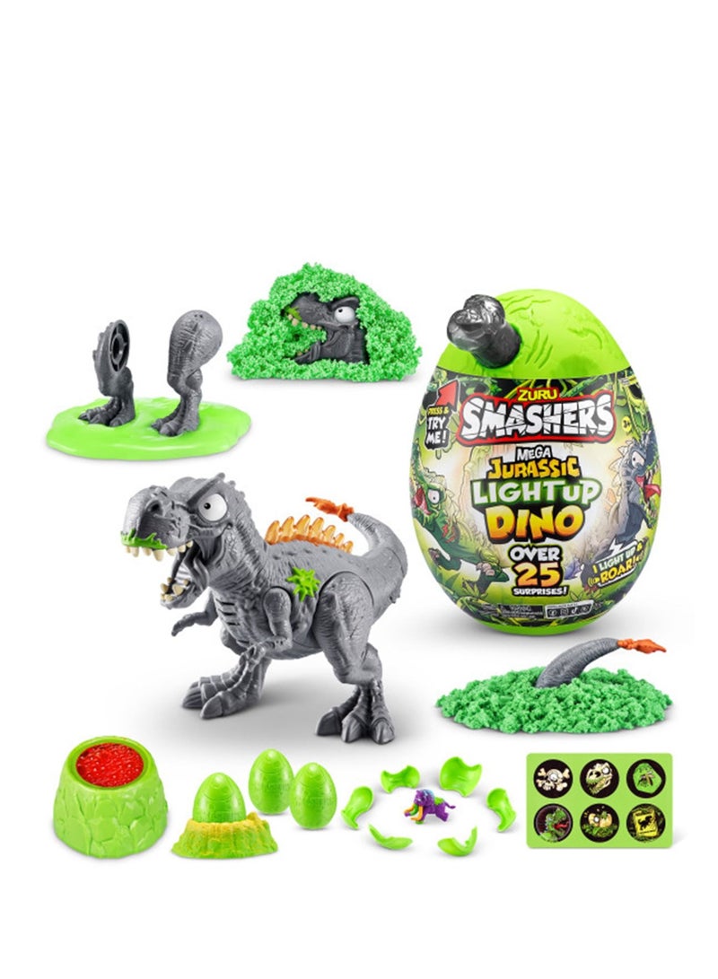 ZURU Smashers Jurassic-Series 1 Mega Light-Up Dino (ZUR-74108) - Image 2