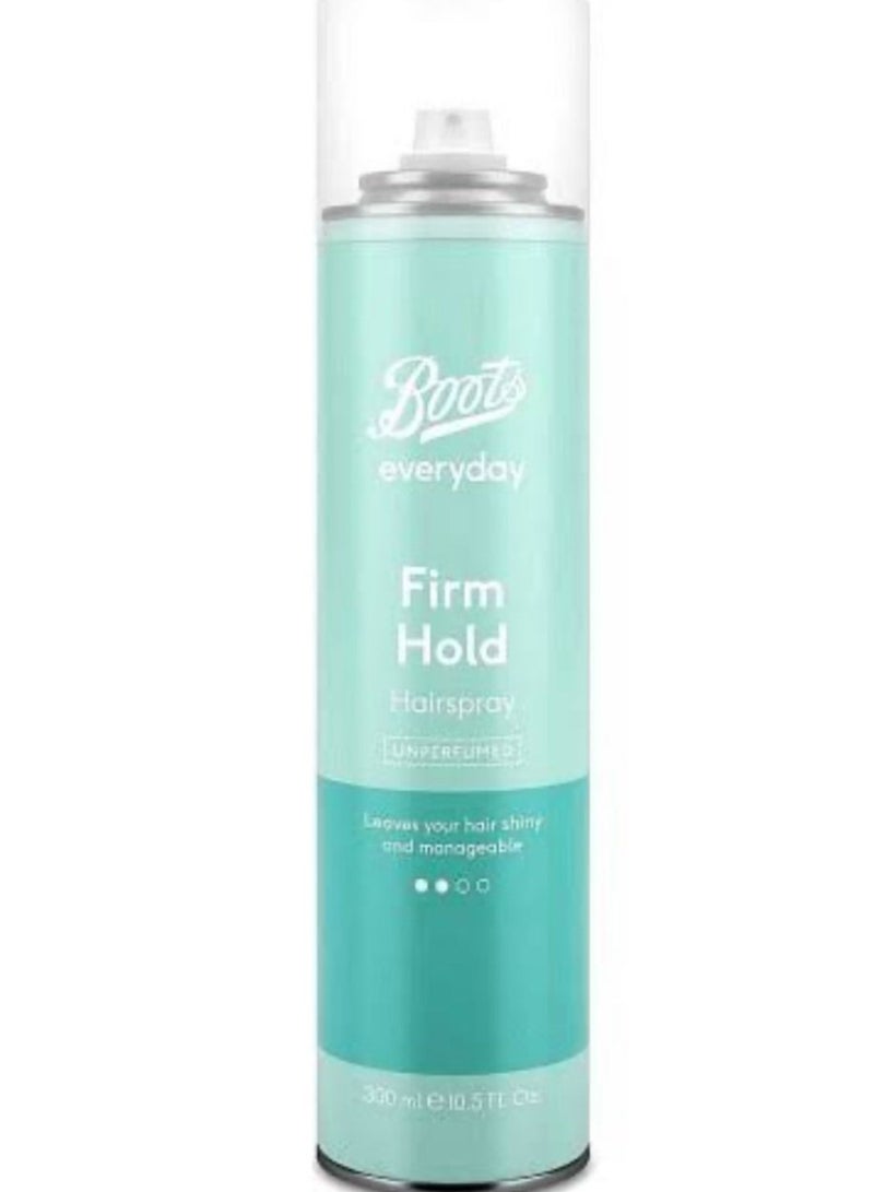 Boots Boots Everyday Firm Hold Hairspray Unperfumed 300ml 