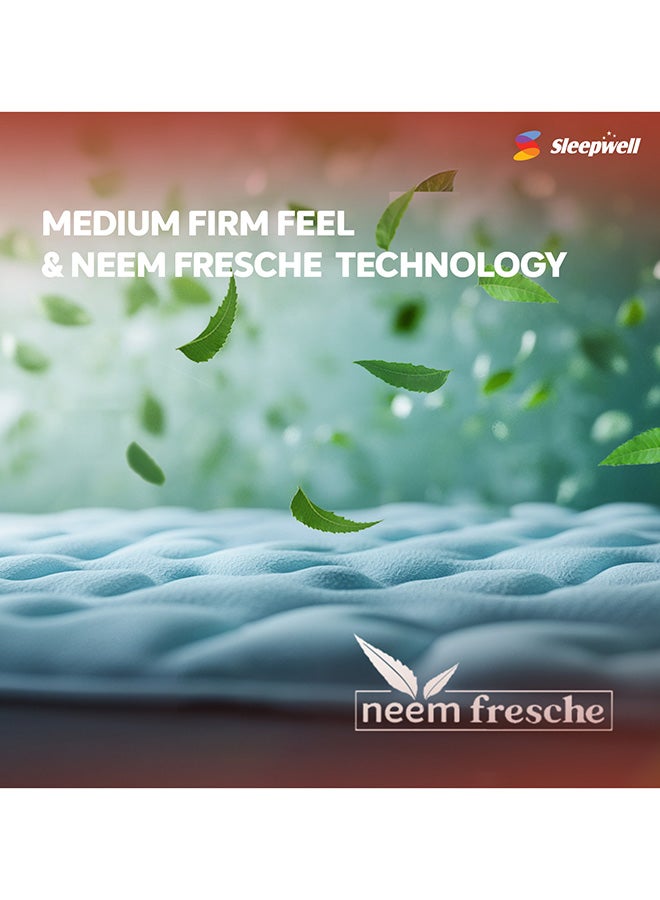 Sleepwell Utsav 2.0 Medium Firm| Plush Resitec Foam Mattress for Superior Comfort |Hard PU Foam for Spinal Support | Breathable Quilted Layer | Neem Fresche Protection | 200x160x15 - Image 3