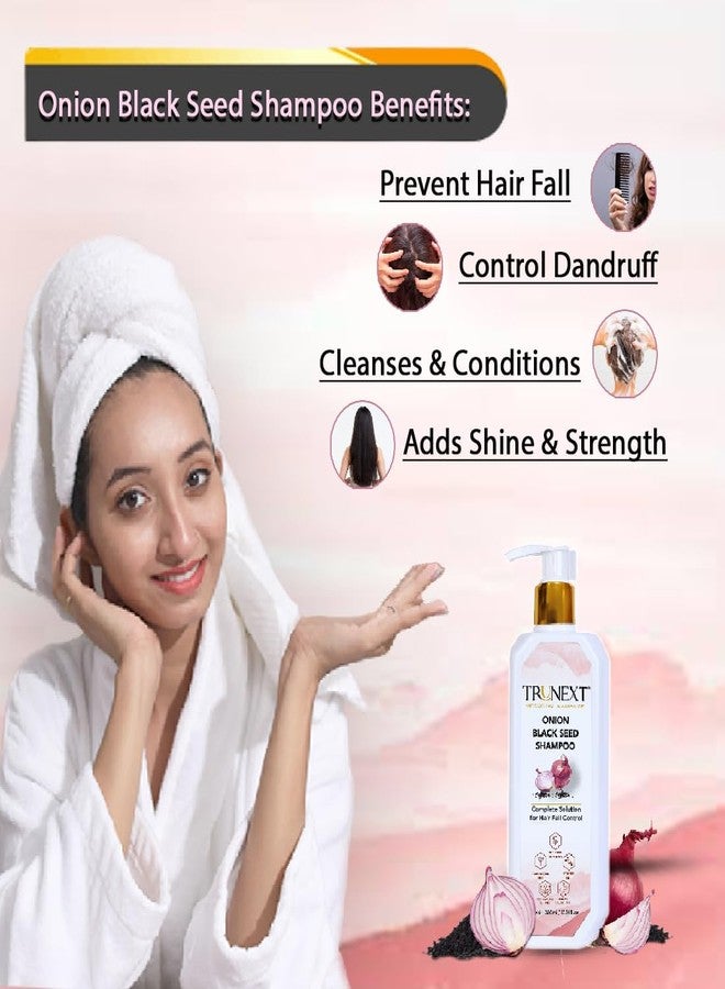 TRUNEXT Onion Shampoo For Women And Men To Promote Growth And Combat Fall (300 ml) - Image 4