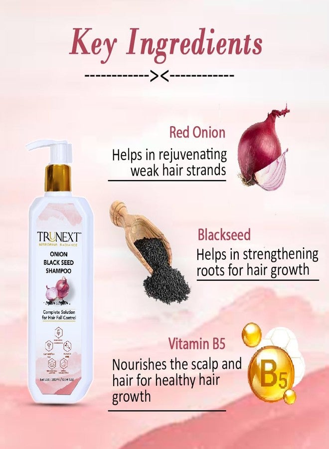 TRUNEXT Onion Shampoo For Women And Men To Promote Growth And Combat Fall (300 ml) - Image 5