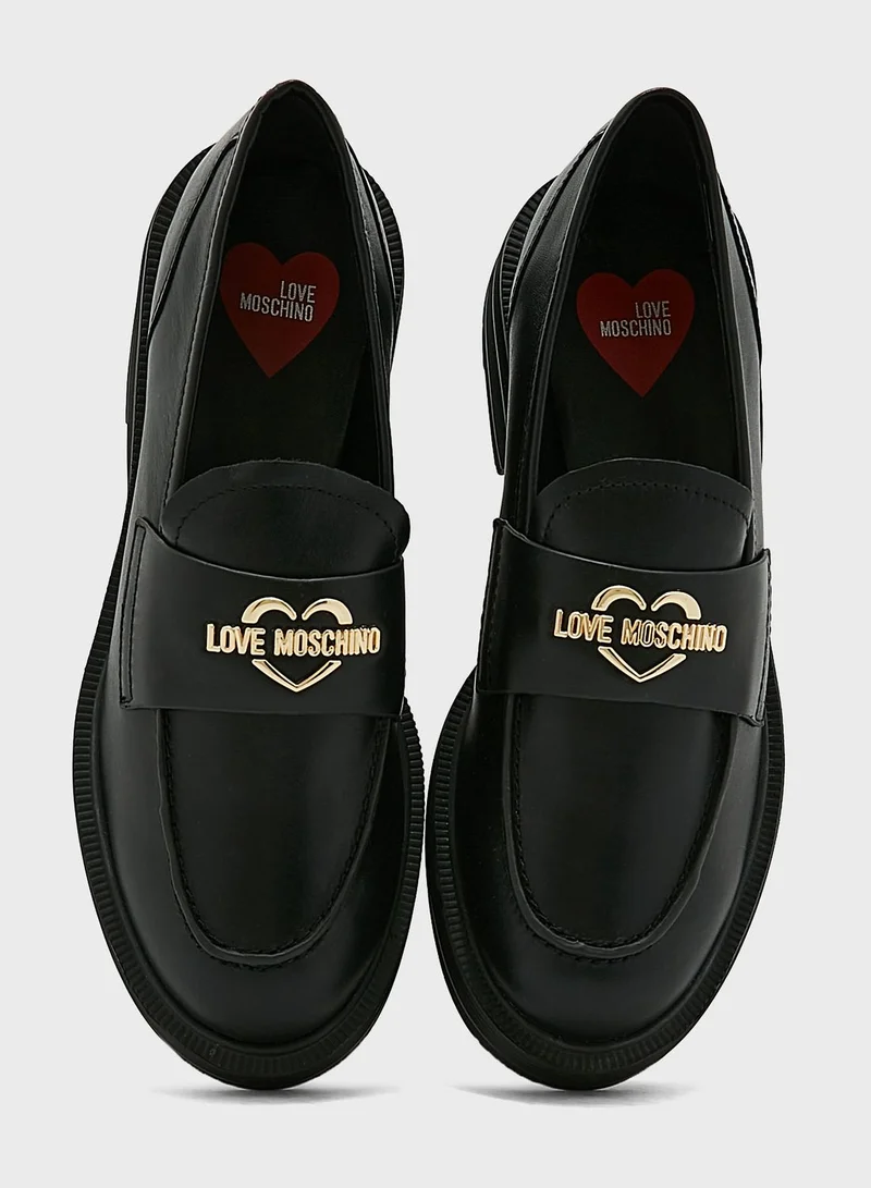Love Moschino City Love Loafers