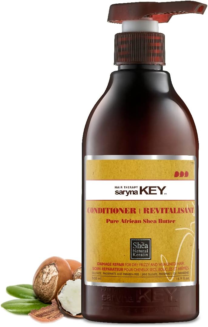 Saryna Key Conditioner with Pure African Shea Butter - 500ml for Dry and Damaged Hair - Image 1