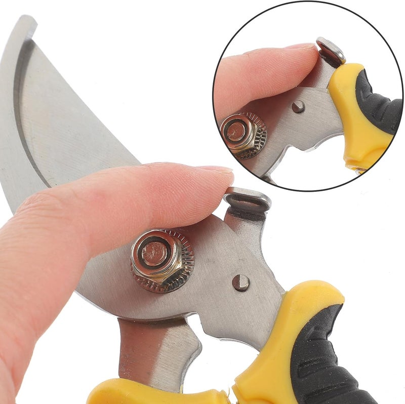 Artibetter 2pcs Garden Pruning Shears and Trimming Scissors Set, Sk5 Steel Bypass Clippers for Fruit Tree and Plant Cutting, Lightweight Gardening Tool for Home and Orchard Use - Image 4