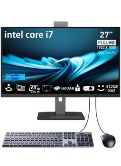 All-in-One Desktop Computer Work PC 27-Inch 1080p Display, Intel Core i7 4.2GHz/Windows 11 Pro, 16GB RAM | 512GB SSD/Intel UHD Graphics WiFi, HDMI - pzsku/Z6EBE8EC5E1A93D81A2C8Z/45/_/1733897324/3011e363-7e52-4c76-a588-bf4322cbea48