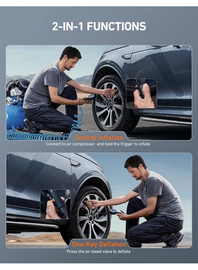 AstroAI Digital Tire Pressure Gauge with Inflator - Image 3
