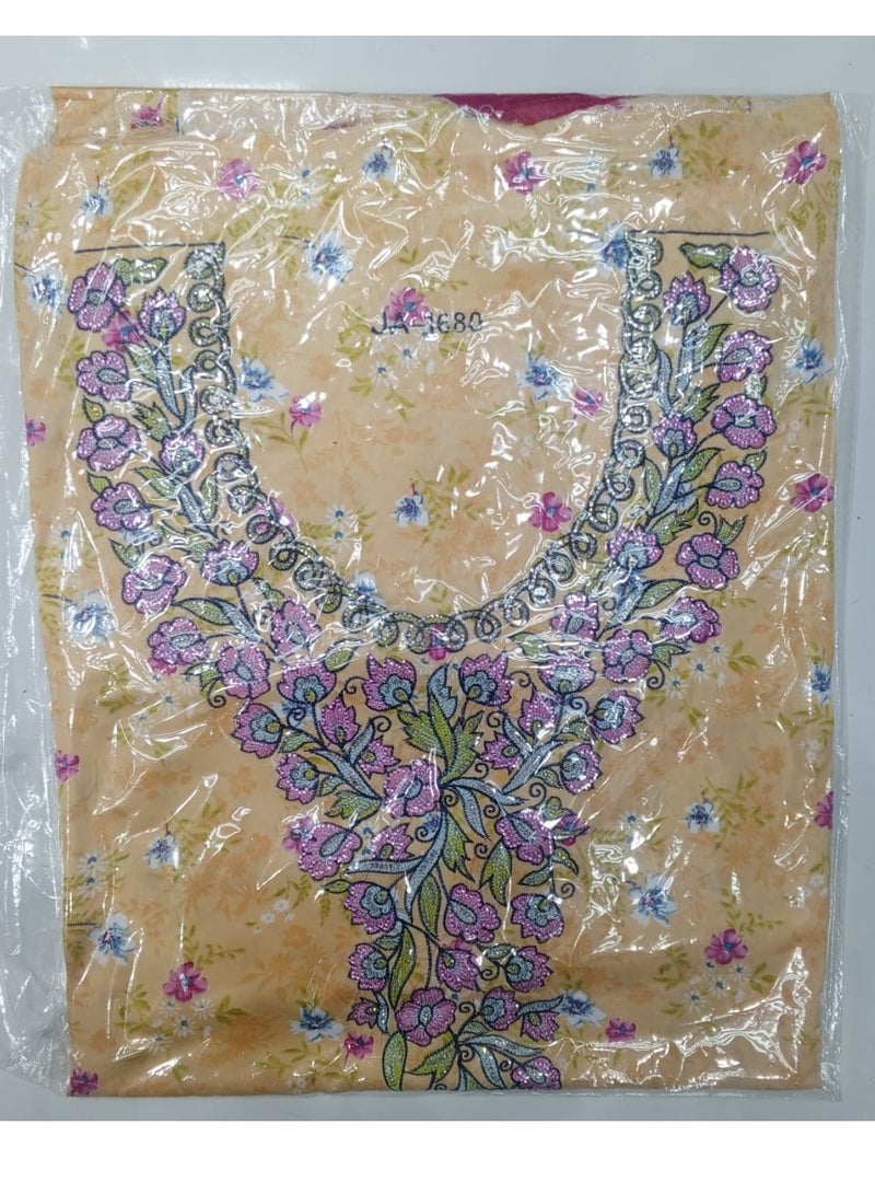 قطعة قماش اندنوسي مطرزة تطريز وفصوص - Image 1