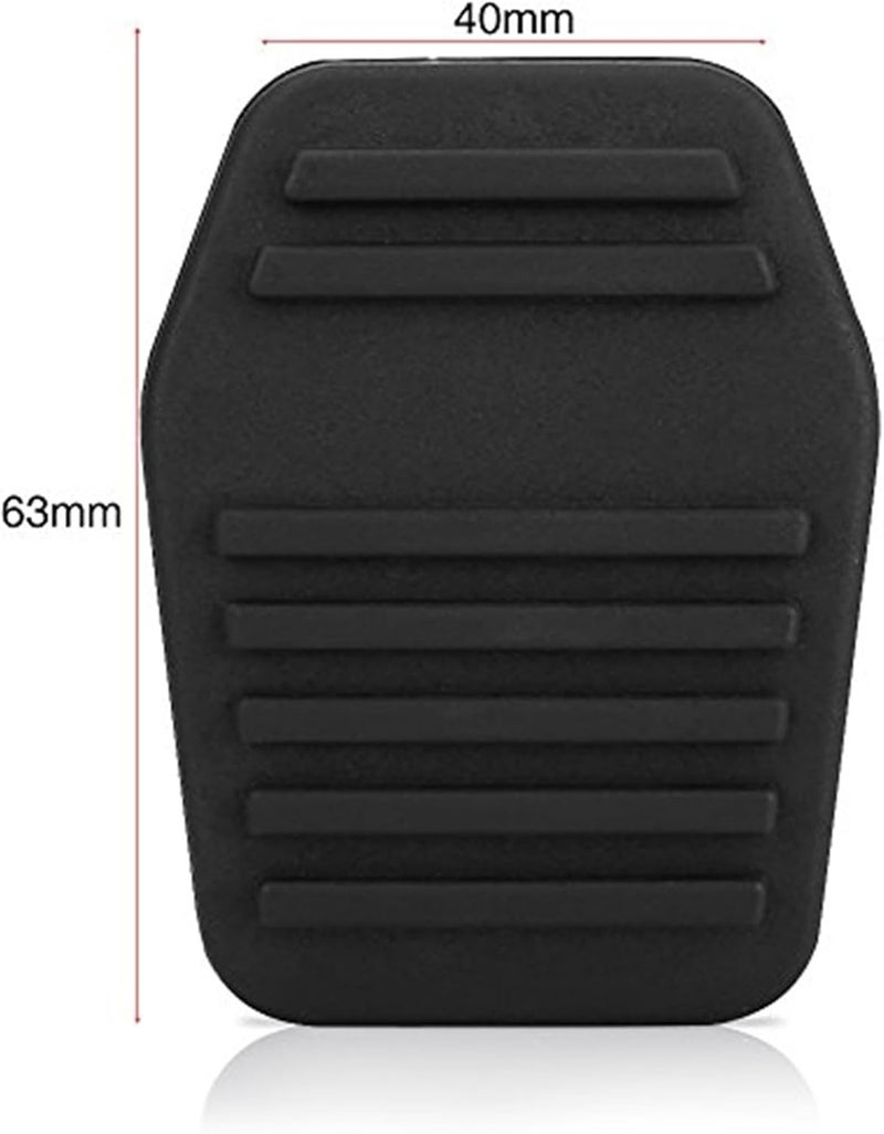 Wivplex Rubber Pedal Pads for Transit MK6 MK7 - Image 2