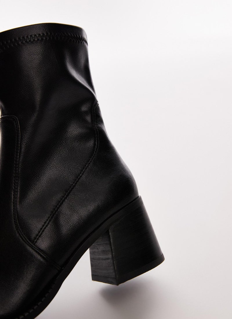 TOPSHOP - Low Heel Ankle Boots - Image 1
