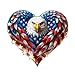 AEEKDOOK Wooden Puzzles for Adults Patriotic Eagle Wood Puzzle Unique Shapes Wooden Jigsaw Puzzles for Adults EcoFriendly Home Office Decor 114 106in 200 Pieces - Image 2