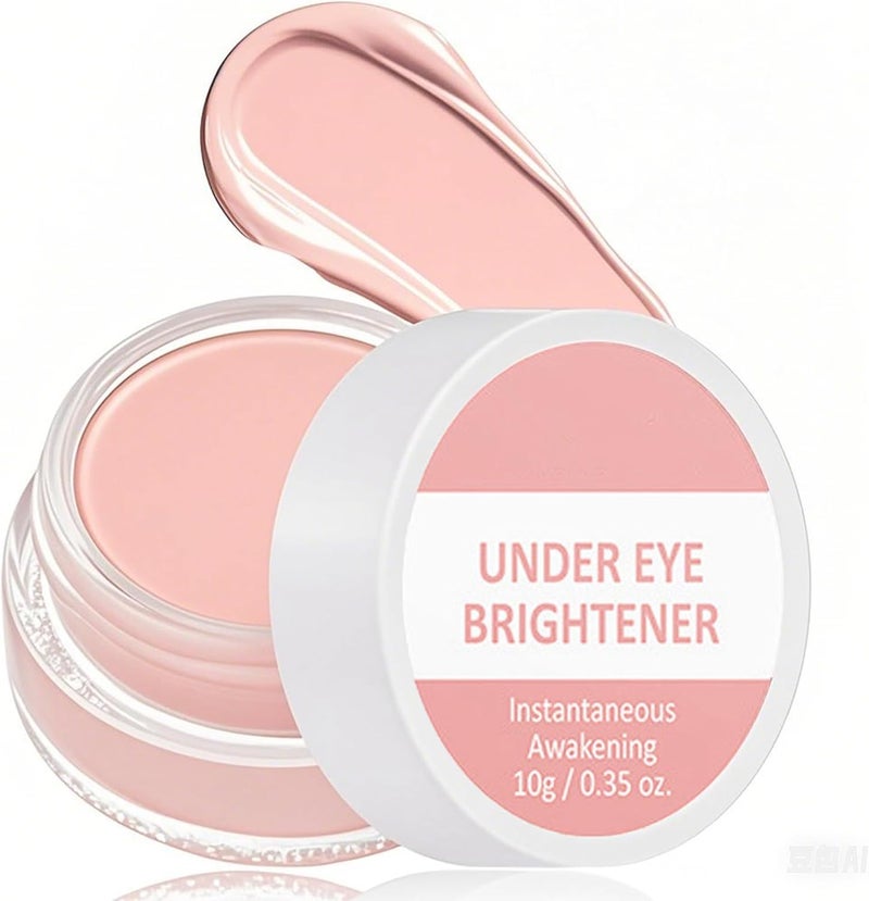 Under Eye Brightener Instant Anti Age Eraser Eye Concealer ColourCorrecting Eye Brightener Primer Dark Circles and Blemish Concealer Korean Makeup Instant Results Pink
