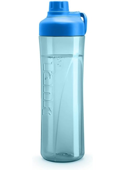 Tank Tritan Plastic Water Bottle 800mL, BPA Free Blue