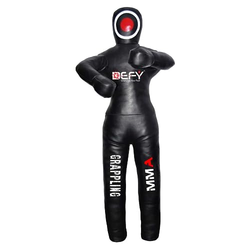 DEFY Challenge Your Fear DEFY Vinyl Jiu Jitsu MMA Grappling Dummy Judo Martial Arts Punching Bag Karate (6 Feet) - Image 1