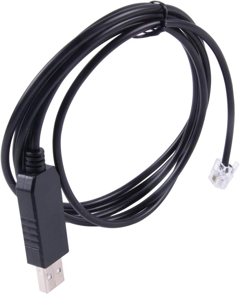 Usangreen FT231XS Telescopes Control Cable for Skywatcher HEQ5pro AZEQ5 AZEQ6 EQ6-R Support EQMOD ASCOM Set Up Sofware Manual Download Support Windows 10 Android (16ft/500cm, Synscan Hand Control to PC) - Image 2