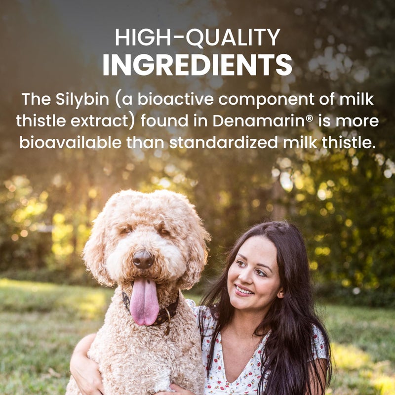 Nutramax Laboratories Denamarin Liver Health Supplement for Large Dogs - With S-Adenosylmethionine (SAMe) and Silybin, 30 Tablets(Pack of 1) - Image 4
