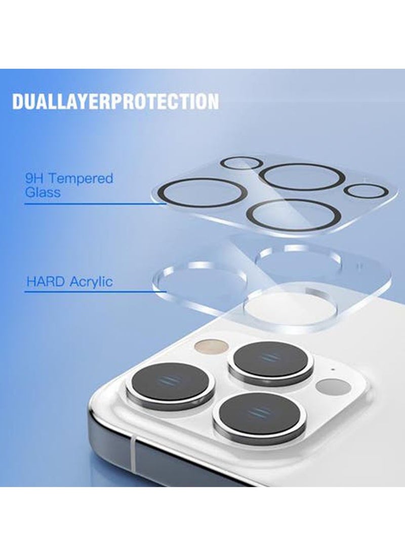 Generic Camera Glass Lens Protector Guard For iPhone 15 Pro Max / 15 Pro Clear  - Image 2