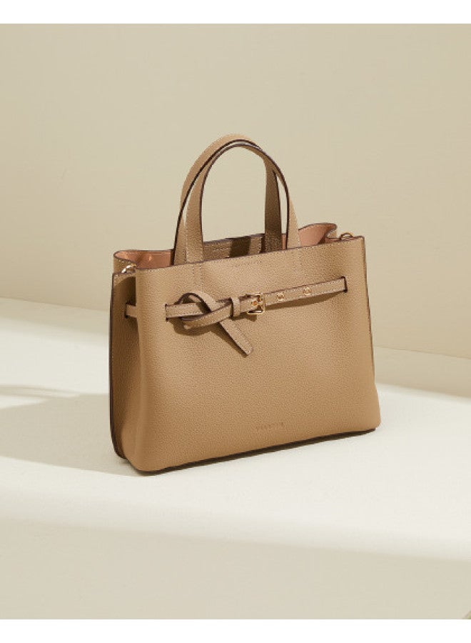 YEARCON Top Grain Leather】2025 Commuter Leather Handbag For Women, Tote Bag Gift For Mom - Image 1