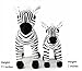 Ice King Bear Mom and Baby Stuffed Animals Set Zoo Wild Animals Zebra - Image 4