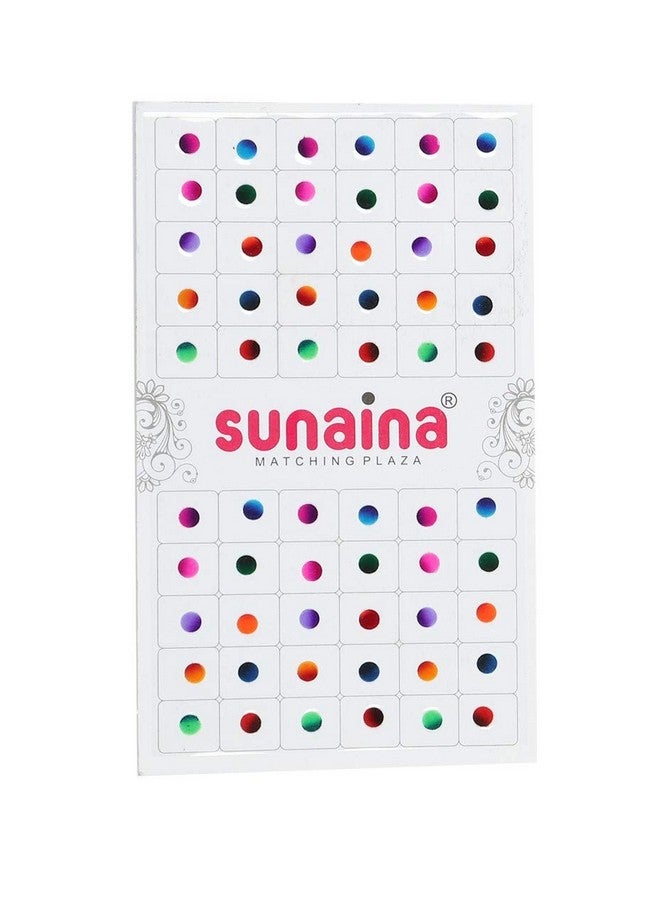 ساناينا بيندي دائرية متعددة الألوان متطابقة ذات لونين للنساء والفتيات (مقاس 6 (4 مم)) - Image 1