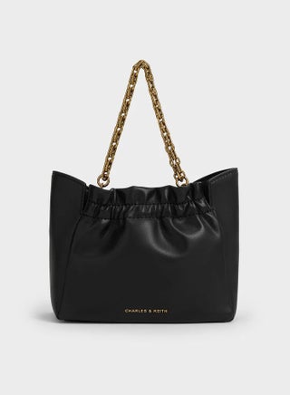 Brigette Ruched Chain-Handle Shoulder Bag & Crossbody Bag - Black - pzsku/Z6EBF18CD1A4607C956D9Z/45/_/1736065934/a93770f6-f9c7-494e-bdcd-3ba1b9c1920d