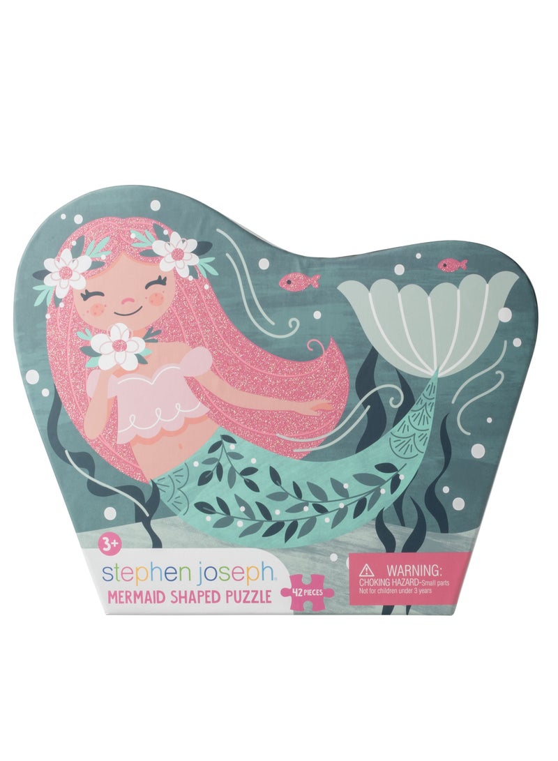 Stephen Joseph لعبة بازل على شكل حورية البحر للأطفال - Image 2