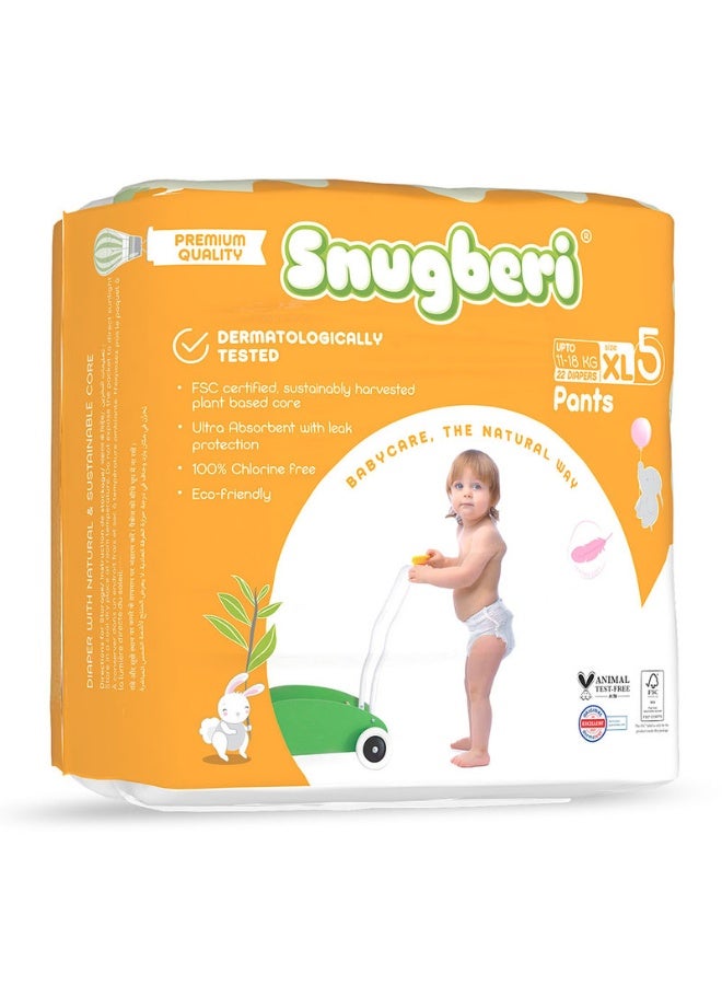 Snugberi Diaper Pants Size 5 X Large 11-18kg 22's - Image 2