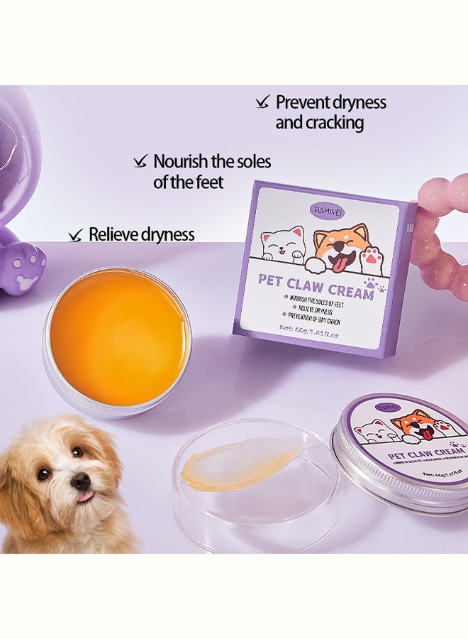 TIANWEI PET CLAW CREAM- Cat Foot Moisturizing Cream - Dog Nail Protectant Shampoo - Foot Corns and Calluses Care - Soothing Feet 40g - Image 5