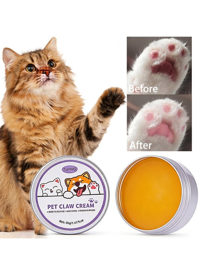 TIANWEI PET CLAW CREAM- Cat Foot Moisturizing Cream - Dog Nail Protectant Shampoo - Foot Corns and Calluses Care - Soothing Feet 40g - Image 1