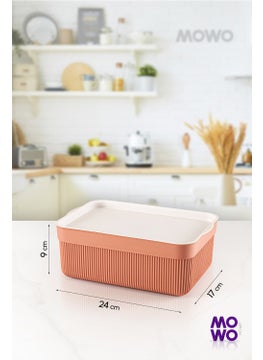 Mowo Home طقم حاويات تخزين مطبخي دراجي 2.5 لتر مكون من 6 قطع  - Image 3