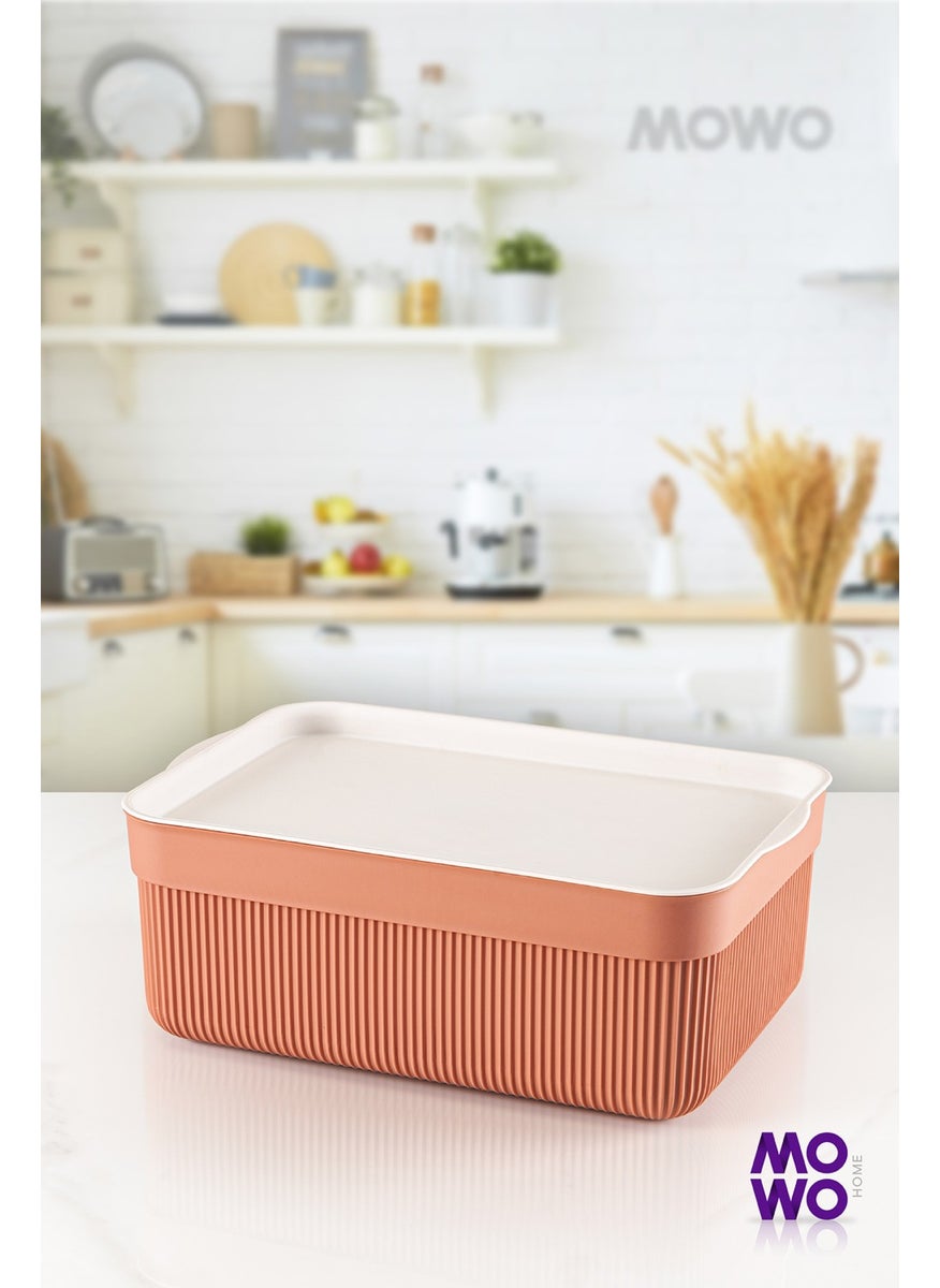 Mowo Home - طقم حاويات تخزين مطبخي دراجي 2.5 لتر مكون من 6 قطع - Image 1