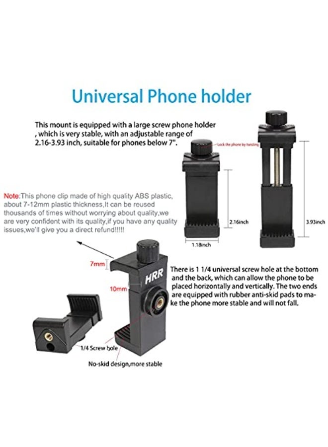 PellKing Mobile Phone Chest Strap Harness Mount Head Strap Holder Kit for POV/VLOG,Cell Phone Clip Compatible with iPhone,Samsung,GoPro Hero 9, 8,7, 6, 5, 4, 3,2, 1,AKASO,DJI Osmo,and Action Cameras…  - Image 5