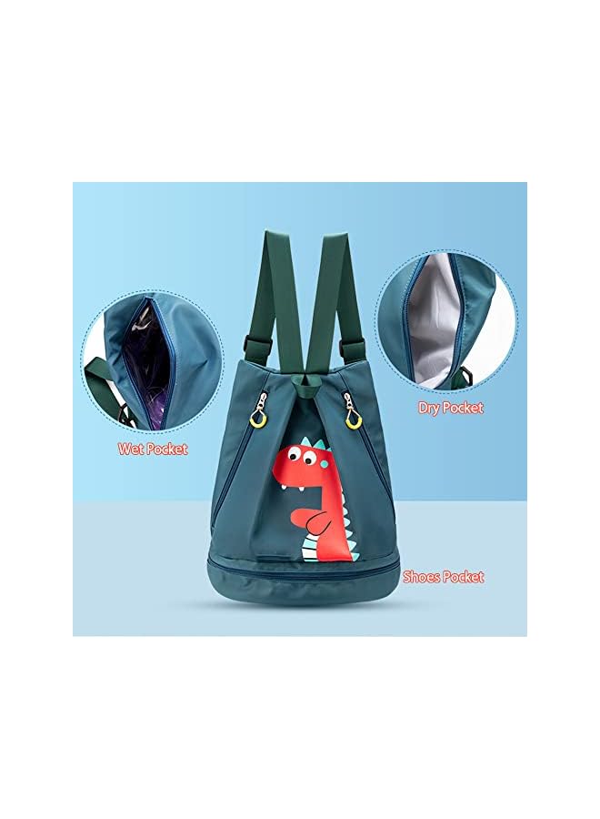 PROMASS Bag for Kids, Waterproof Beach Bag, Sports Bags & Backpacks, Wet and Dry Storage Bags, Dance Camping Travel Hiking School Backpack - Image 3
