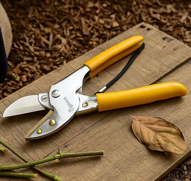 UGAOO Pruner Cutter Heavy Duty | Gardening Scissor | Plant Cutter for Garden | Pruners for Plants | Branch Cutter for Plants | Pruning Shears Tool | Wood Stem Cutting Accessory Home Garden Use - Image 1