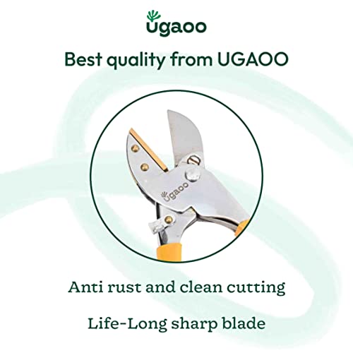 UGAOO Pruner Cutter Heavy Duty | Gardening Scissor | Plant Cutter for Garden | Pruners for Plants | Branch Cutter for Plants | Pruning Shears Tool | Wood Stem Cutting Accessory Home Garden Use - Image 3