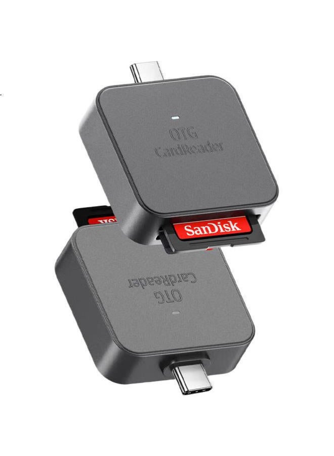 Linkstone Liantuo Type-C High-Speed Card Reader Sd/Tf Multi-Function All-In Compatible With Computers, Apple 15/16/Ipad/Android Phones Supports Camera Drone Monitoring Memory Cards - Image 1