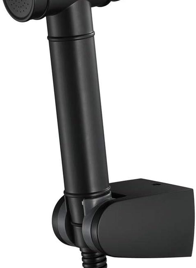 رذاذ البيديه المحمول باليد من الأبيض والأسود ABS، مجموعة دش غسيل حفاضات القماش للمرحاض المحمول - Image 2