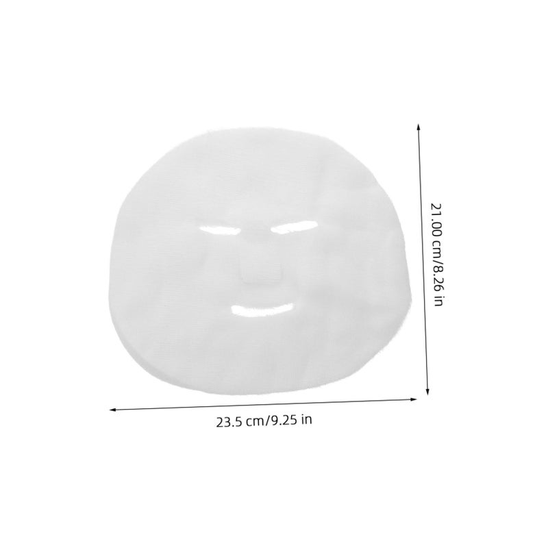 100 Pcs Round Facial Mask Sheets Breathable Spa Gauze For Moisturizing Hydrating Skincare DIY Beauty Salon - Image 3
