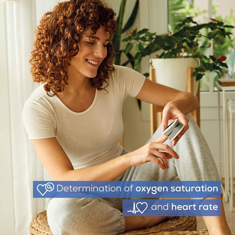 Beurer PO30 Pulse Oximeter Determination of heart rate and arterial oxygen saturation for those with medical conditions Suitable for highaltitude sports Small and lightweight Medical device - Image 2