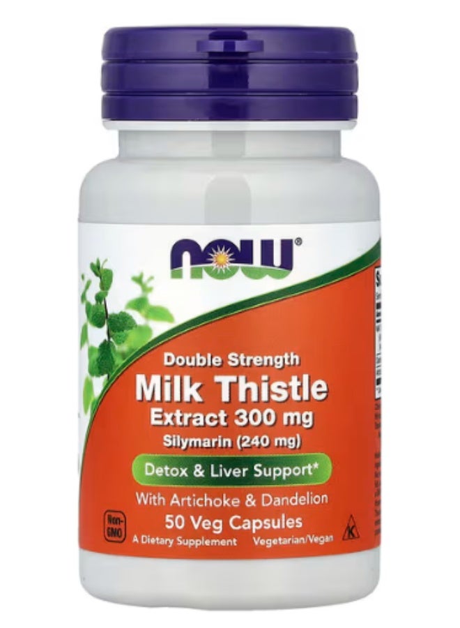 NOW Foods, Milk Thistle Extract, 50 Veg Capsules