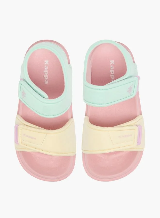 كابا Girls Colourblock Hook & Loop Sandals